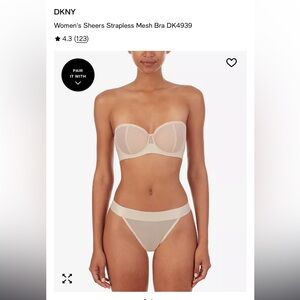DKNY
Women's Sheers Strapless Mesh Bra DK4939